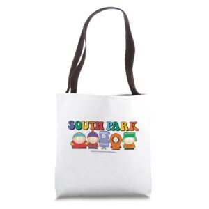 south park gang tote bag