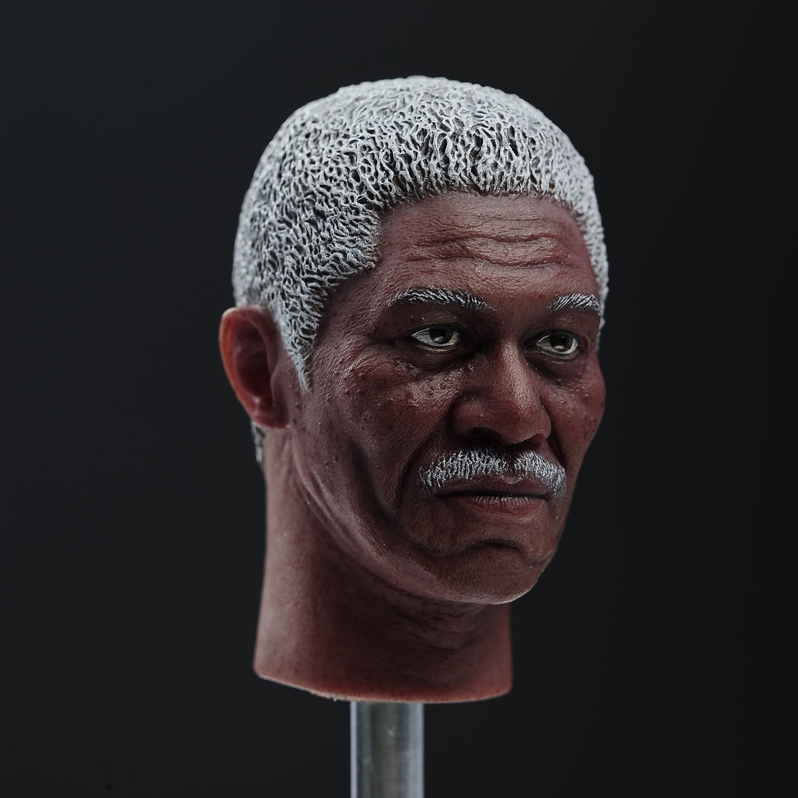 1/6 Scale Male Head Sculpt, European Man Long Neck Head Carved Old Version for 12inch Action Figure Body Doll (F)