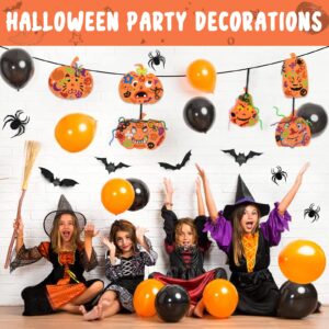 485Pcs Halloween Crafts for Kids Foam Pumpkins for Crafts DIY Pumpkin Decorating 30 Kits Pumpkin Stickers Halloween Arts and Crafts for Kids Fall Halloween Activities Decorations Party Favors Supplies