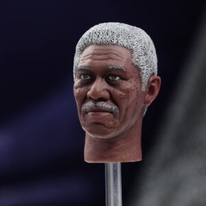 1/6 Scale Male Head Sculpt, European Man Long Neck Head Carved Old Version for 12inch Action Figure Body Doll (F)