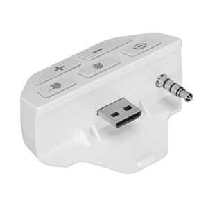 HeadsetAdapter, Detective Mode White Decrease Volume Sound Enhancer Stereo for Wireless Controller