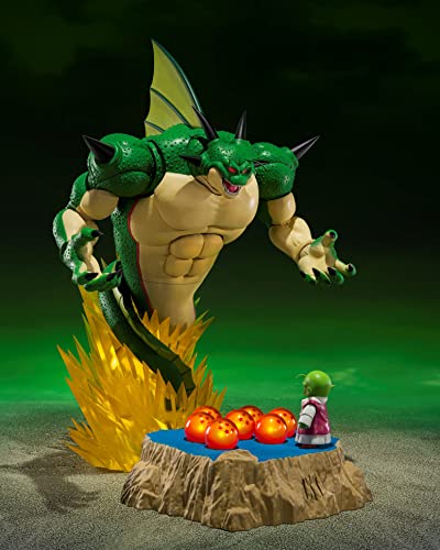 TAMASHII NATIONS - Dragon Ball Z - Porunga & Dende Luminous Dragon Ball Set (Come Forth, Genuine Shenron!!), Bandai Spirits S.H.Figuarts Action Figure