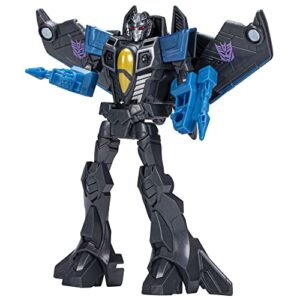 transformers earthspark warrior class skywarp action figure, 5-inch, robot toys for kids, ages 6 and up