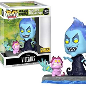 Funko POP! Deluxe Disney Villains Assemble: Hades with Pain and Panic 1203 Exclusive