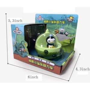 LBHTRR Peso Pull Back Toy PVC Resure Explore Action Figure Birthday Gift Toy Child Gift(with Gift Box)