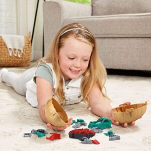 VTech Switch and Go Hatch and Roaaar Egg Triceratops Race Car Green