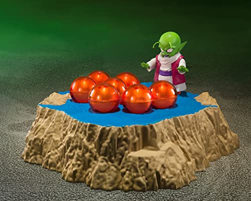 TAMASHII NATIONS - Dragon Ball Z - Porunga & Dende Luminous Dragon Ball Set (Come Forth, Genuine Shenron!!), Bandai Spirits S.H.Figuarts Action Figure