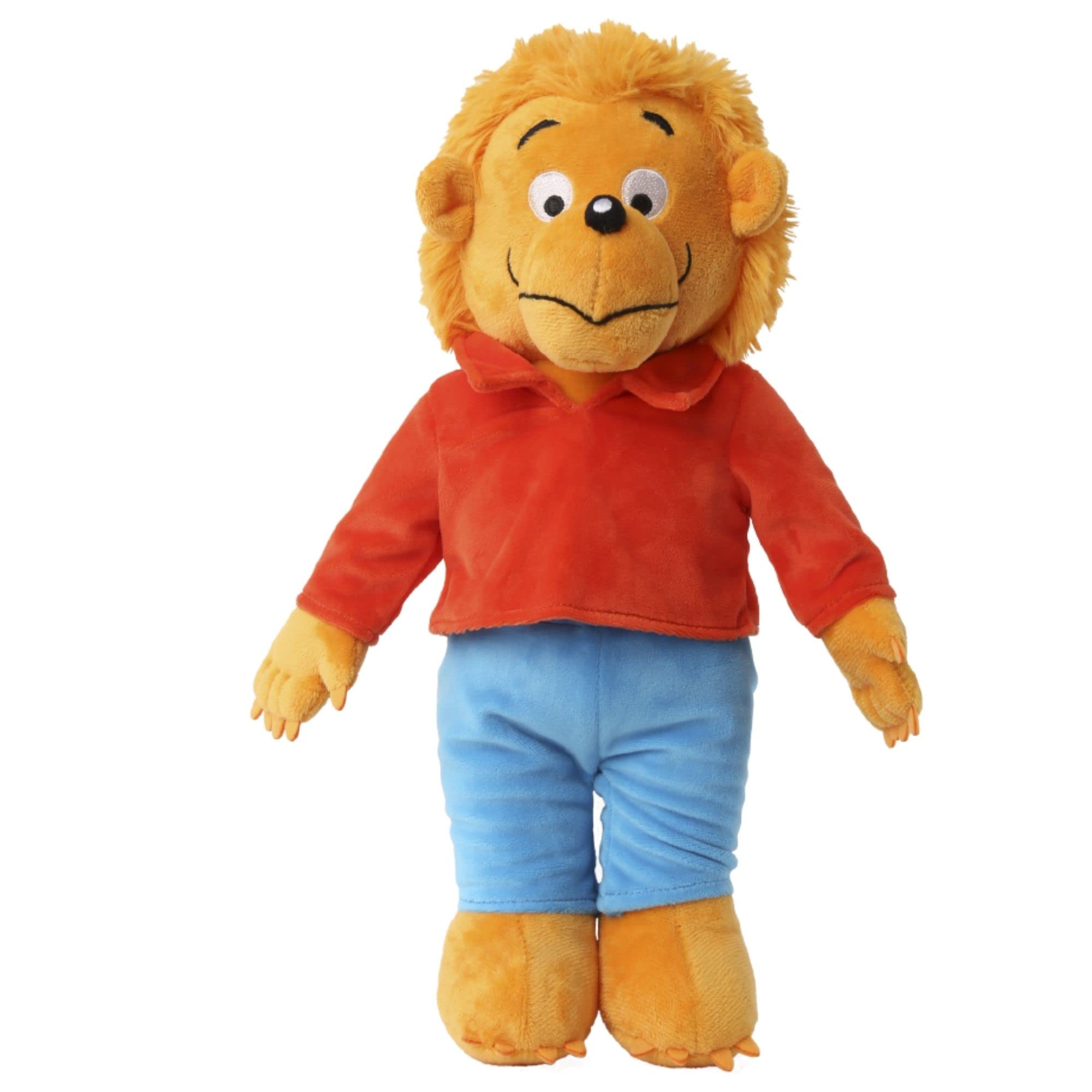 Mighty Mojo The Berenstain Bears Brother Bear Plush Doll - Based on The Berenstain Bears Book - 14 Inch Plush Doll Toy - Officially Licensed - Collectible Stuffed Plush