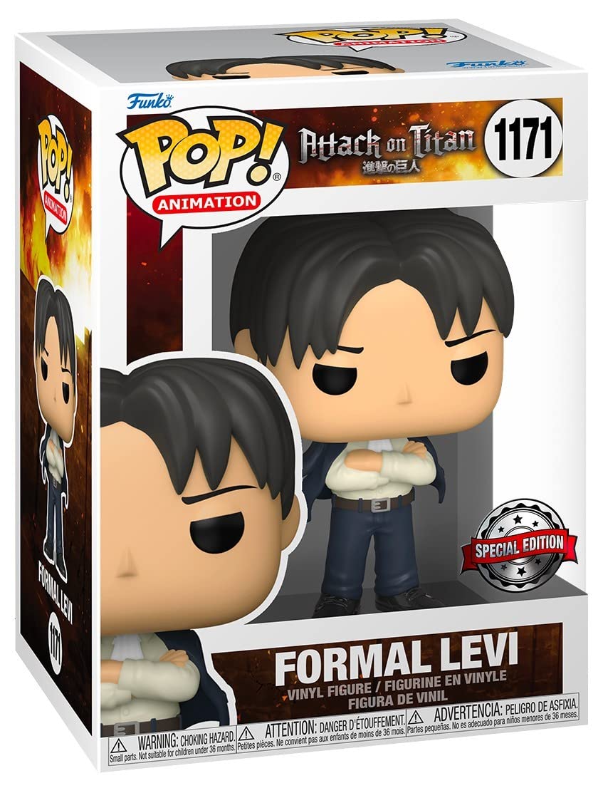 Attack on Titan Pop! Animation Vinyl Figure Formal Levi 9cm