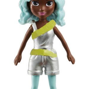 Polly Pocket Travel Toy with Two (3-inch) Dolls & 25 Accessories, Outer Space Fashion Pack with 2 Glow-in-The-Dark Pieces