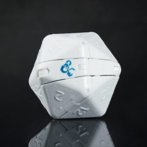 Dungeons & Dragons Dicelings White Dragon Collectible D&D Monster Dice Transforming Giant d20 Action Figures Role Playing Dice