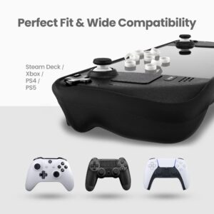 Park Sung Joystick Protectors, Invisible Protection During Gaming, Silicone, Compatible with Steam Deck/Xbox/Switch Pro Controller/PS4/PS5/ROG Ally/8 BitDo Game Joystick(10 Pcs)