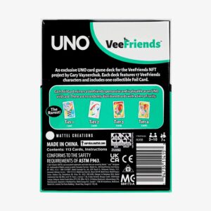 Mattel Creations VeeFriends UNO Card Game