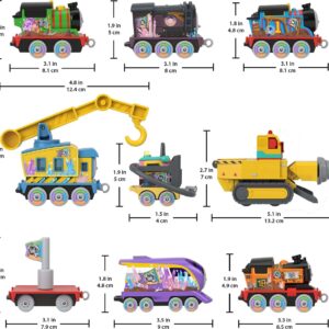 Thomas & Friends Diecast Toy Train Set Mystery of Lookout Mountain Track Playset with 7 Push-Along Engines for Pretend Play Kids Ages 3+ Years