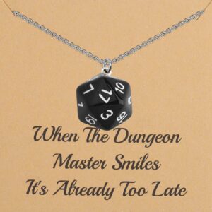 ensianth dungeon master gift dnd player gift dnd inspiration necklace dungeons lover gift d&d players gift gamer gift (dungeon ne)