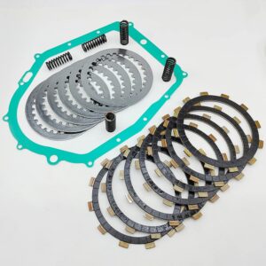 BIGLKNM Clutch Kit Friction Plates & Cover Gasket Compatible for Yamaha Warrior 350 YFM350X 1987-2004 Raptor 350 YFM350R 2004-2013 Big Bear 350 YFM350 1987-1996 Kodiak 400 YFM400FW 1993-1998