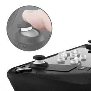 park sung joystick protectors, invisible protection during gaming, silicone, compatible with steam deck/xbox/switch pro controller/ps4/ps5/rog ally/8 bitdo game joystick(10 pcs)