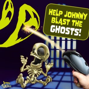 Fotorama Johnny The Skull, Blast The Ghosts for Fun and Adventure, for Kids and Family Indoor Game Play