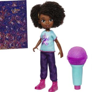 Mattel Karma’s World Doll with Microphone Hair Styling Tool & Accessories, 75+ Pieces, Shine 'N Style Mattel Karma Playset