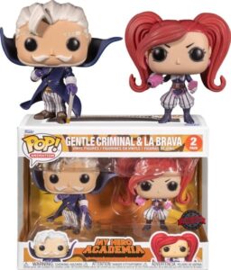 funko pop! animation my hero academia gentle criminal & la brava vinyl figure set 2022 anime expo exclusive