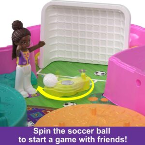 Polly Pocket Compact Playset, Pinata Party with 2 Micro Dolls & Accessories, Travel Toys with Surprise Reveals