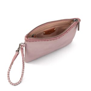 The Sak Vita Wristlet in Leather, Convertible Design with Adjustable Straps, Rosewood