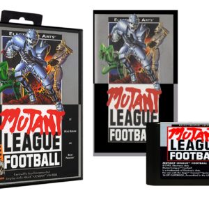 Mutant League Football (Sega Genesis/Megadrive) - Reproduction Video Game Cartridge with Case and Manual