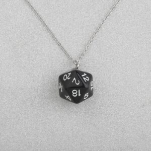 ENSIANTH Dungeon Master Gift DND Player Gift DND Inspiration Necklace Dungeons Lover Gift D&D Players Gift Gamer Gift (Dungeon ne)