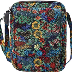 Brentano Cotton quilted small crossbody wallet purse (DESERT BLOOM)