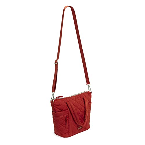 Vera Bradley Women's Performance Twill Small Multi-Strap Tote Bag, Cardinal Red, One Size