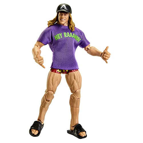 Mattel WWE Riddle Elite Collection Action Figure, Deluxe Articulation & Life-like Detail with Iconic Accessories, 6-inch