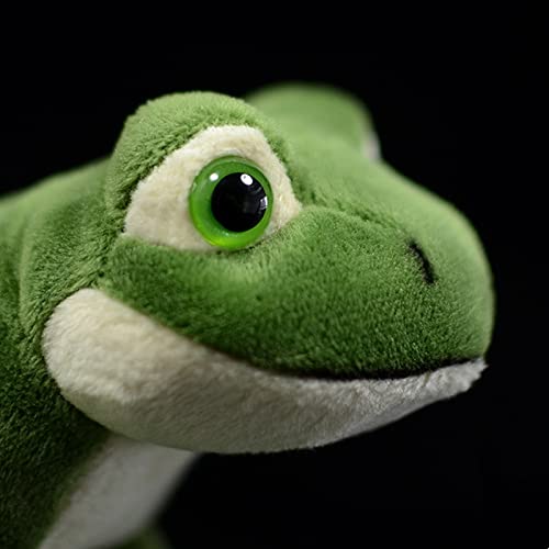 Tiny Heart Super Cute Realistic Green Frog Plush Toy, 6.2 Inch Kawaii Very Lifelike Soft Plush Stuffed Animal Figure for Every Occasion and Age Kids Gift Home Decor