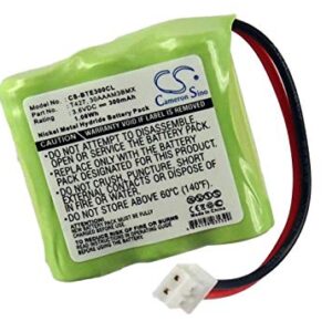 Bband Replacement for Battery Binatone Commodore CT300, E3300 kompatibel, E3300 Quad 3.6v