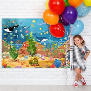 Pajean Ocean Animal Jumbo Giant Coloring Poster for Kids 45x31.5 Inch Table Wall Pages Under The Sea Animals Huge Paper Large Sheets Art Activities Kid Birthday Home, White