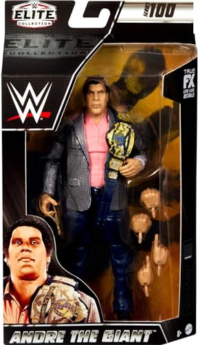 Mattel WWE Andre the Giant Elite Collection Action Figure with Accessories, Articulation & Life-like Detail, 6-inch