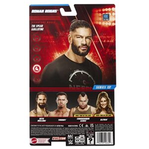 Mattel WWE Roman Reigns Basic Action Figure, 10 Points of Articulation & Life-like Detail, 6-inch Collectible