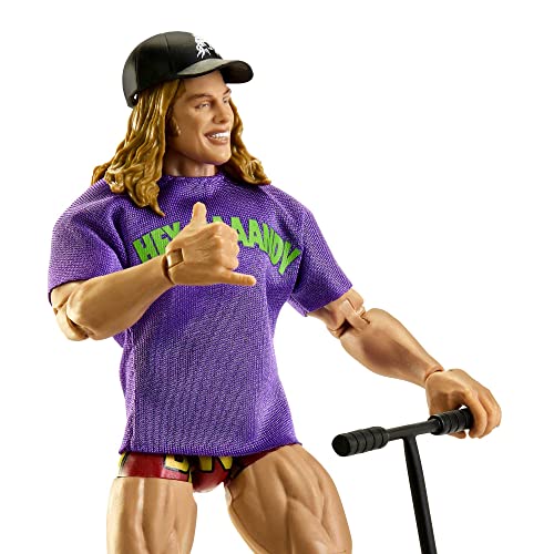 Mattel WWE Riddle Elite Collection Action Figure, Deluxe Articulation & Life-like Detail with Iconic Accessories, 6-inch