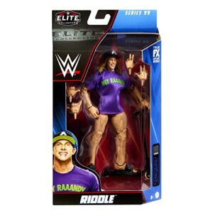 Mattel WWE Riddle Elite Collection Action Figure, Deluxe Articulation & Life-like Detail with Iconic Accessories, 6-inch