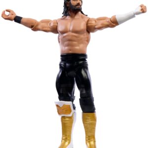 Mattel WWE Seth Rollins Basic Action Figure, 10 Points of Articulation & Life-like Detail, 6-inch Collectible