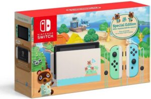 qoyki nintendoswitch animalcrossing console: new horizons edition | 32 gb internal storage