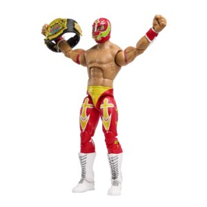 Mattel WWE Rey Mysterio Elite Collection Action Figure, Deluxe Articulation & Life-like Detail with Iconic Accessories, 6-inch