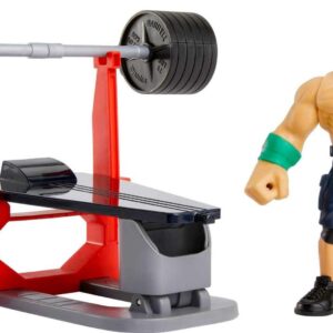 Mattel WWE John Cena Bend 'n Bash Stretching Action Figure with Accessories, 5.5-inch