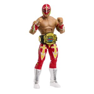 Mattel WWE Rey Mysterio Elite Collection Action Figure, Deluxe Articulation & Life-like Detail with Iconic Accessories, 6-inch