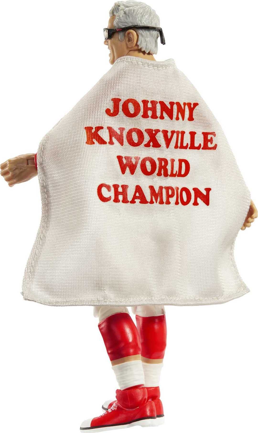 Mattel WWE Johnny Knoxville Elite Collection Action Figure, Deluxe Articulation & Life-like Detail with Iconic Accessories, 6-inch