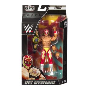 Mattel WWE Rey Mysterio Elite Collection Action Figure, Deluxe Articulation & Life-like Detail with Iconic Accessories, 6-inch