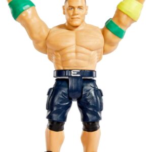 Mattel WWE John Cena Bend 'n Bash Stretching Action Figure with Accessories, 5.5-inch