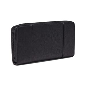 Tommy Hilfiger Antonella II-Zip Around Wallet-Pebble PVC Black One Size