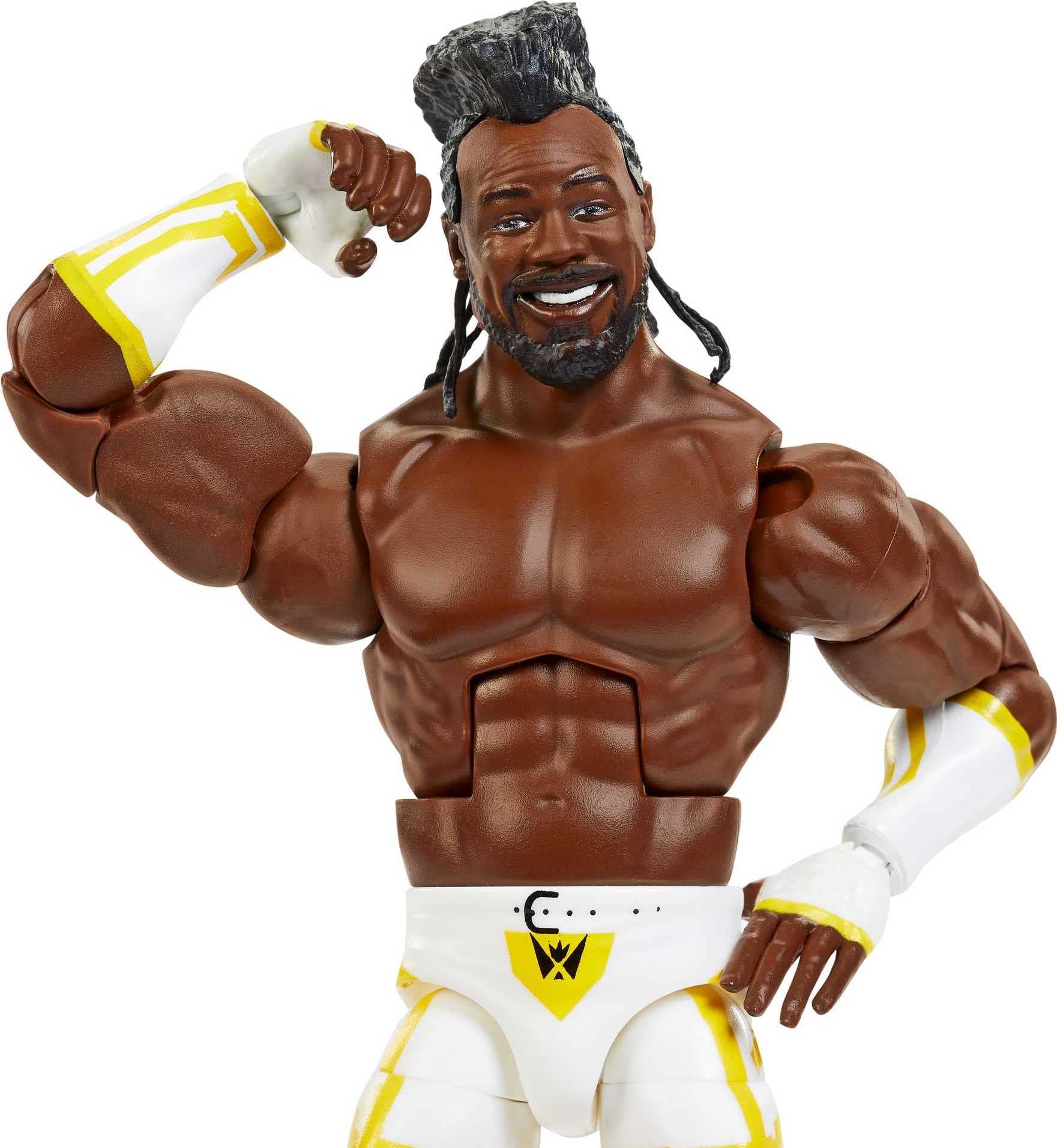 Mattel WWE King Woods Elite Collection Action Figure, Deluxe Articulation & Life-like Detail with Iconic Accessories, 6-inch