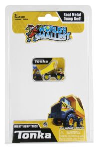 world's smallest tonka dump truck, multicolor