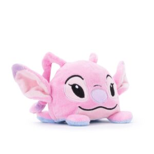 Disney Simba Official Stitch and Angel Reversible Plush Toy for Kids Stitch, Blue, Pink